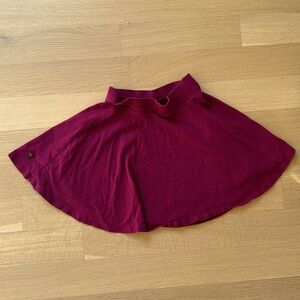 Tea Collection girls twirly skirt in magenta, size 5, gently worn